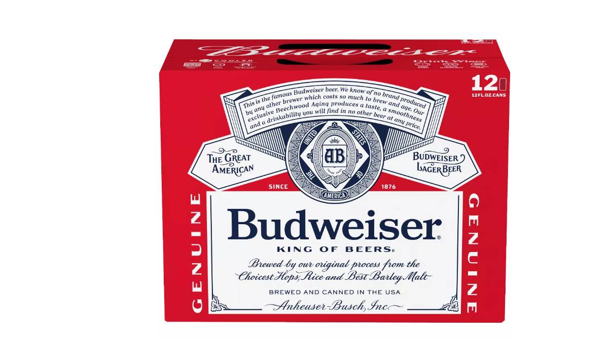 Order Budweiser Lager Beer - 12pk/12 fl oz Cans food online from Windy City Liquor Market store, El Cajon on bringmethat.com