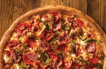 Order The Works Pizza food online from Marco's Pizza store, Denton on bringmethat.com