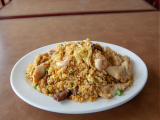 Order FR4. Pork Fried Rice food online from Crazy Wok store, Houston on bringmethat.com