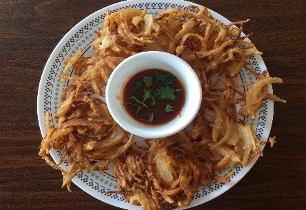 Order 2. Fried Onion food online from Taste Of Burma store, Daly City on bringmethat.com