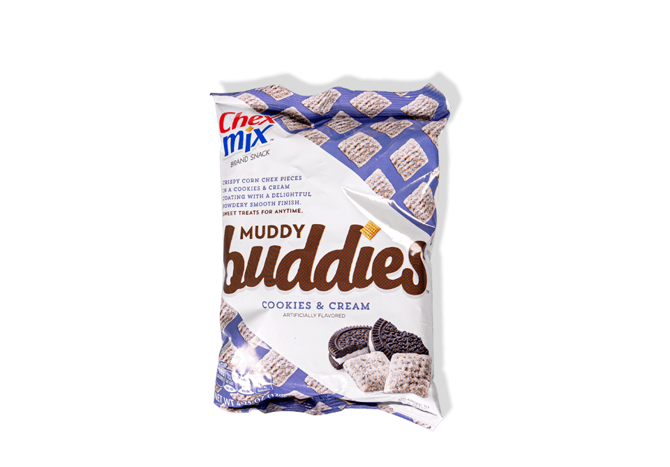 Order Chex Mix Muddy Buddies Cookies & Crème 4.25oz food online from Wawa store, Burlington on bringmethat.com