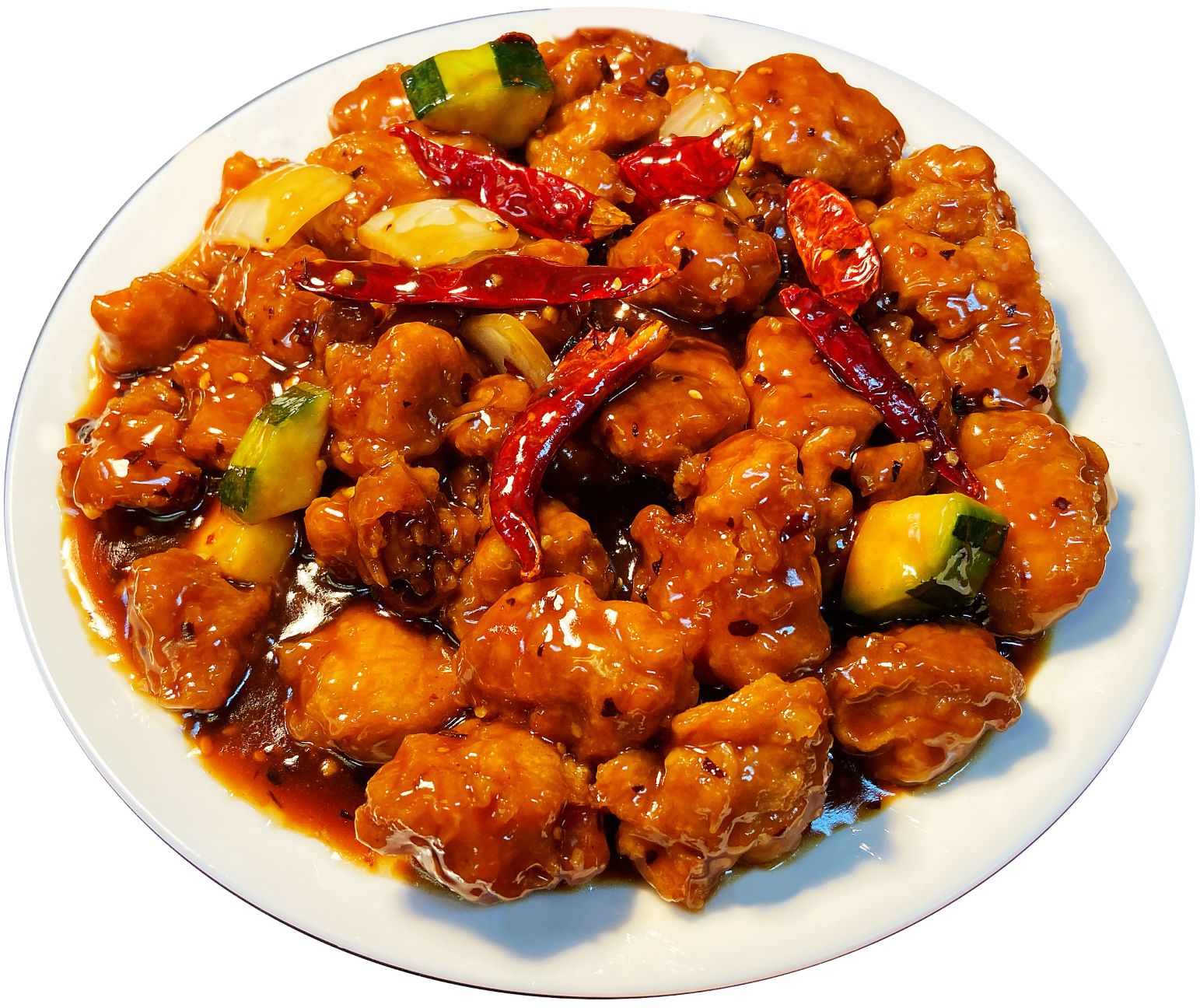 Order General Tso's Chicken food online from Orange & Chicken store, Des Plaines on bringmethat.com