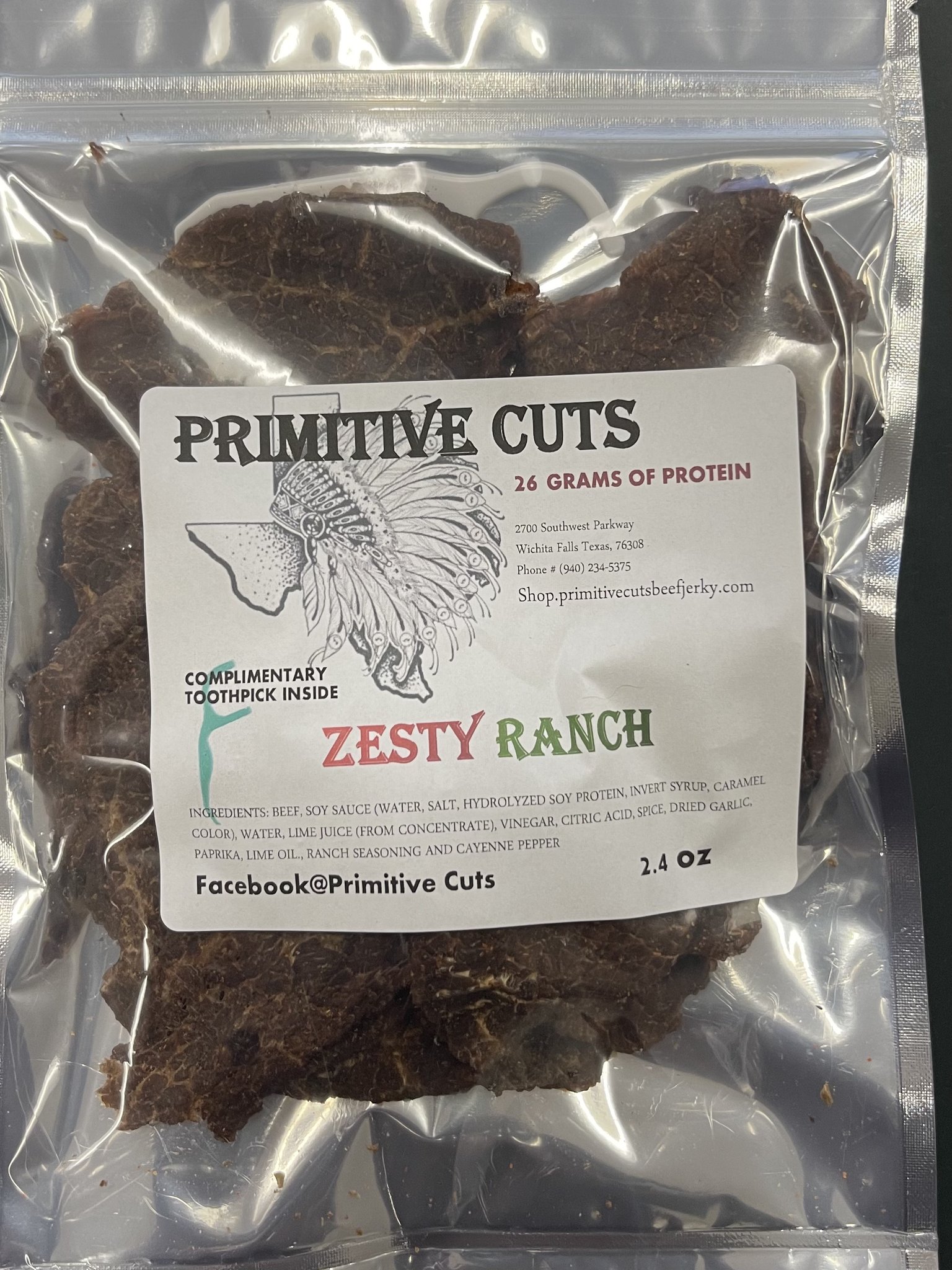 Order Zesty Ranch food online from Primitive Cuts store, Wichita Falls on bringmethat.com