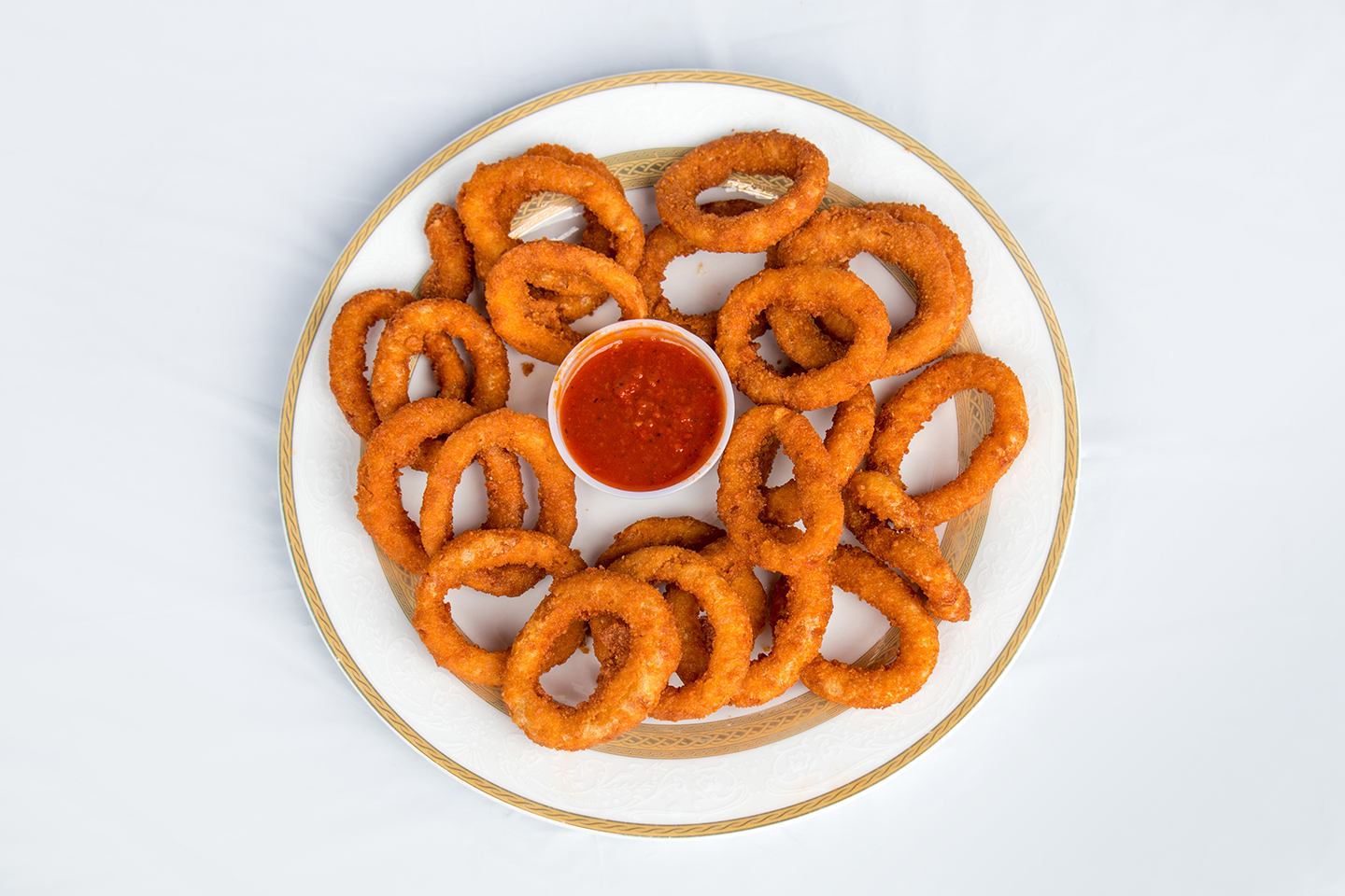 Order Onion Rings food online from Romano Pizza store, Weehawken on bringmethat.com