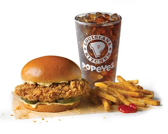 Order Classic Chicken Sandwich Combo food online from Popeyes store, Oxon HIll on bringmethat.com