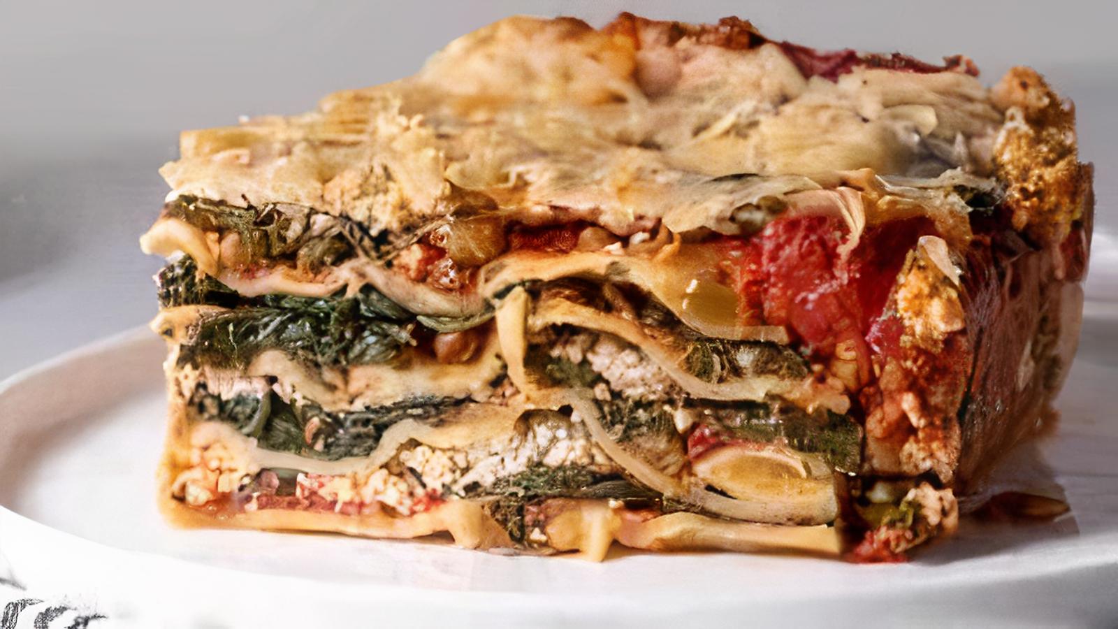 Order Spinach Vegetarian Lasagna food online from The Pasta store, San Francisco on bringmethat.com