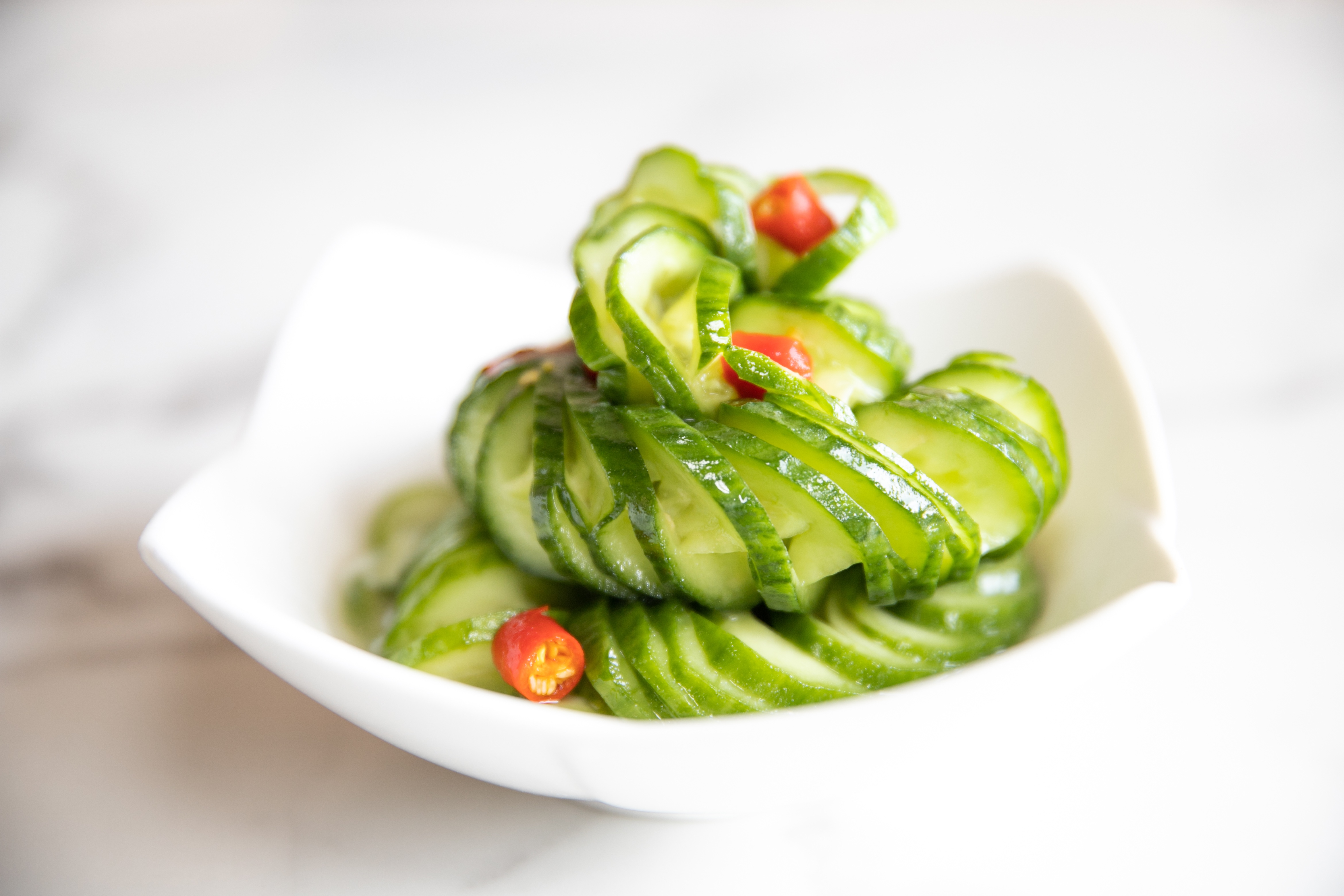 Order A1. Marinated Cucumber Salad food online from Dun Huang store, Irvine on bringmethat.com