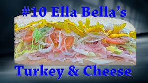 Order 10. Ella Bella's Turkey & Cheese Spucky food online from Spuckys store, Saginaw on bringmethat.com