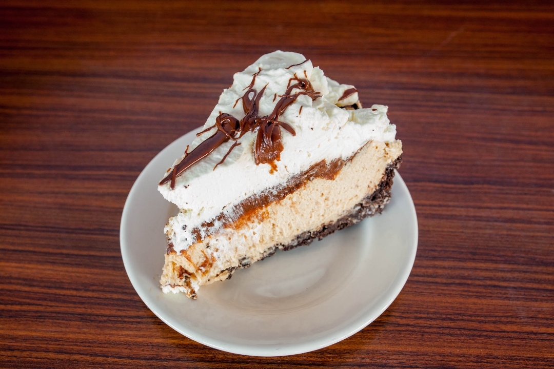 Order Peanut Butter Pie (Slice) food online from Smoking Pig BBQ store, Fremont on bringmethat.com