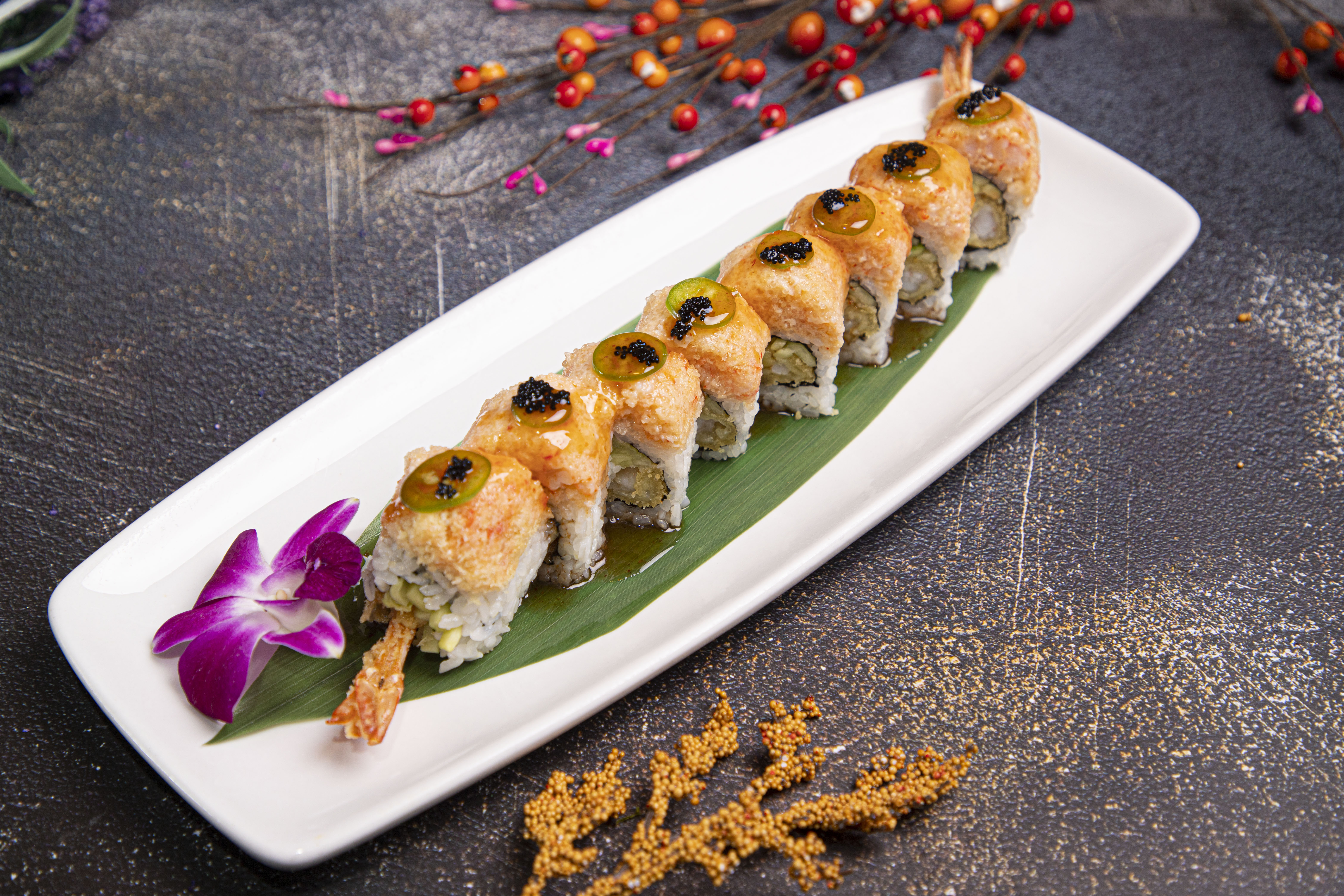 Order 10. Monster Special Roll food online from Jc Sushi & Chinese Restaurant store, Phoenix on bringmethat.com