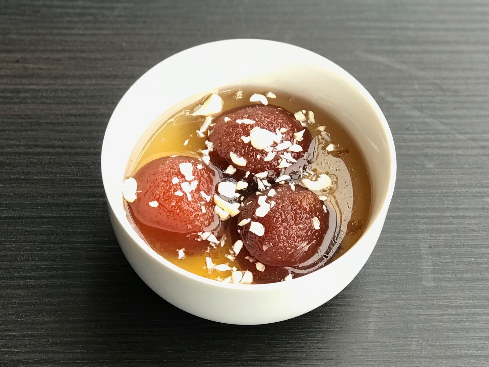 Order Gulab Jamun (3PCS) food online from Mirchi Indian Kitchen store, Foster City on bringmethat.com