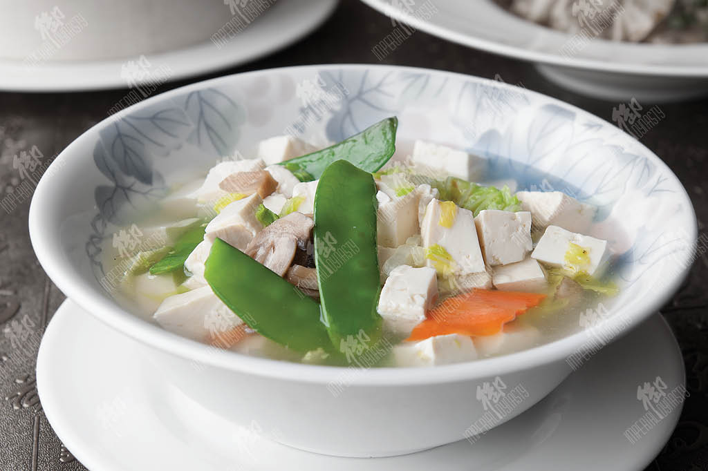 Order Vegetable Bean Curd Soup food online from Imperial Dynasty store, Mahwah on bringmethat.com