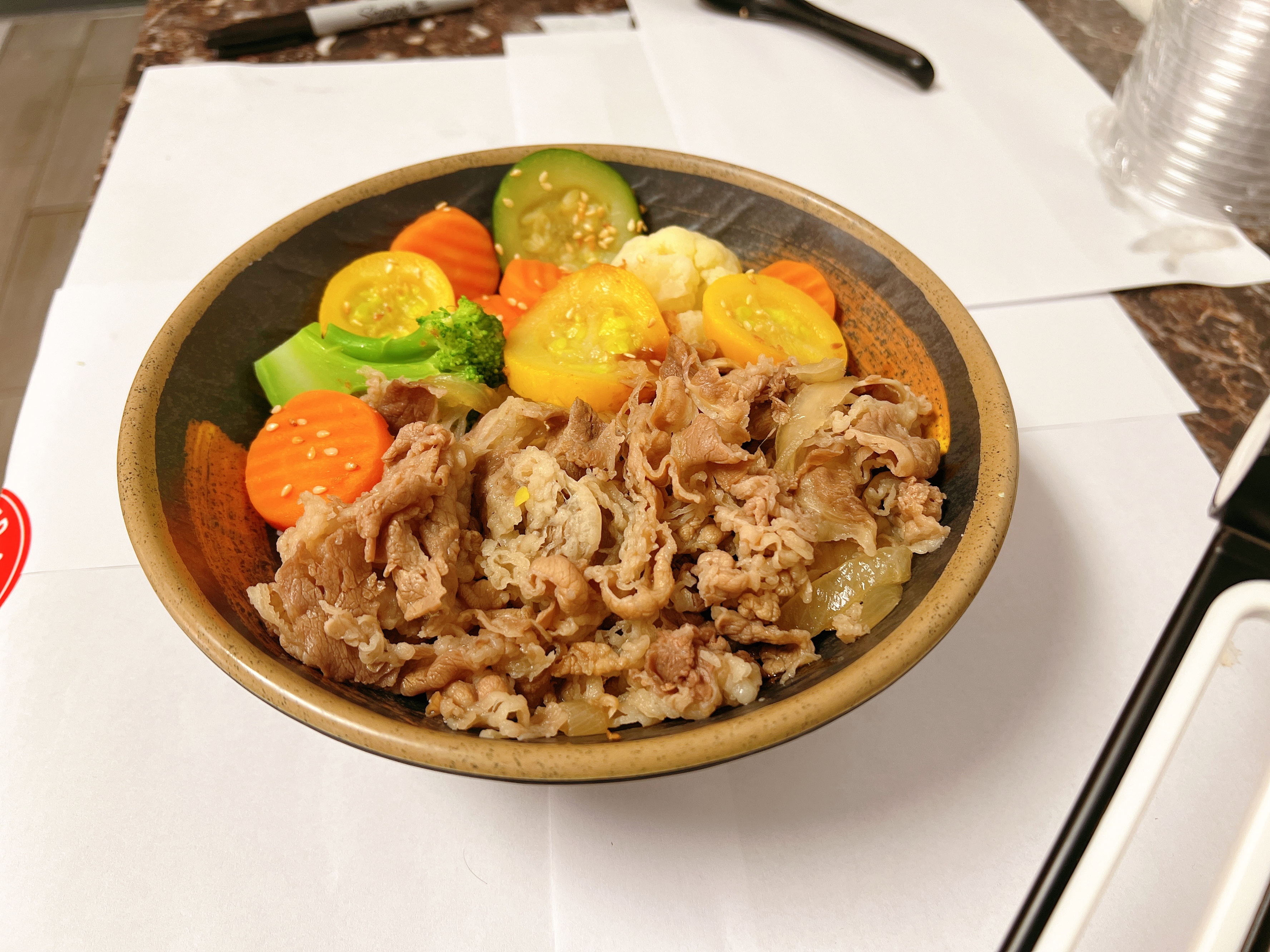Order Beef Sukiyaki Rice Bowl吉野家肥牛饭 food online from Mian Sichuan store, Tucson on bringmethat.com