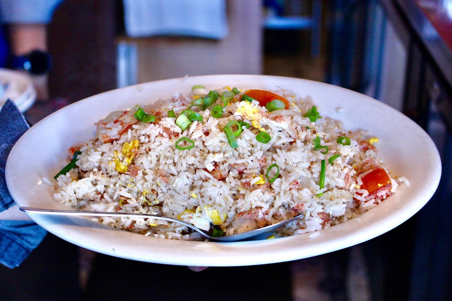 Order Crab Fried Rice food online from The Thai Restaurant store, Lancaster on bringmethat.com