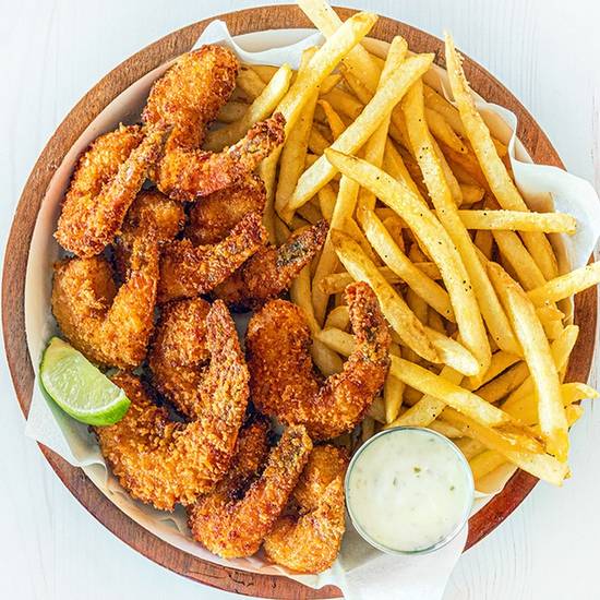 Order Fried Shrimp Basket food online from Hurricane Grill & Wings store, Hauppauge on bringmethat.com