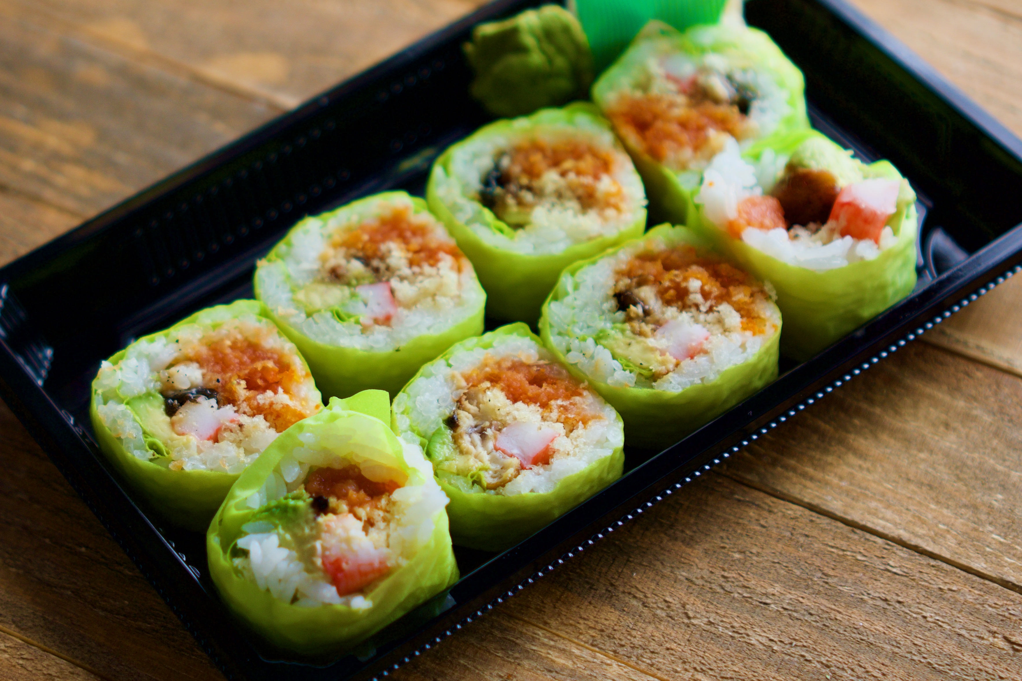Order Baby Green Roll food online from Khao Thai & Sushi store, Scottsdale on bringmethat.com