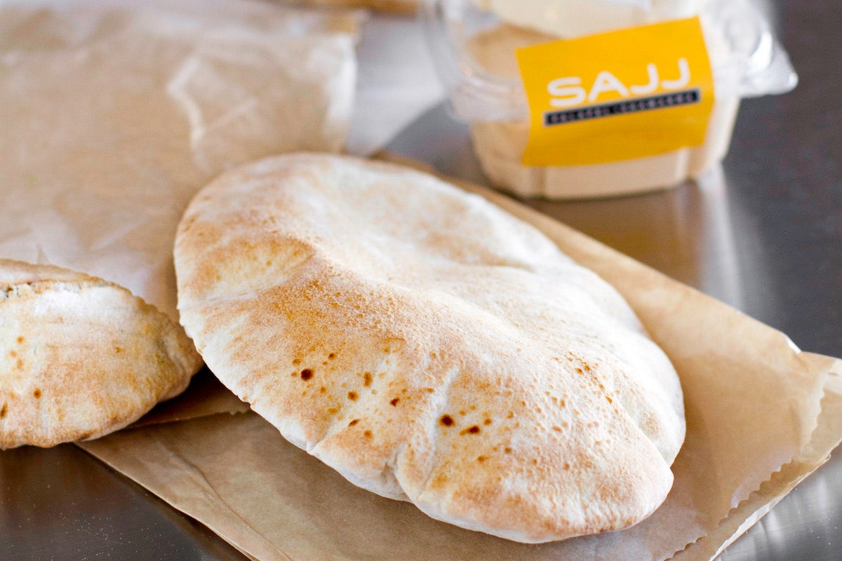 Order Pita Bread food online from Sajj Mediterranean store, San Mateo on bringmethat.com