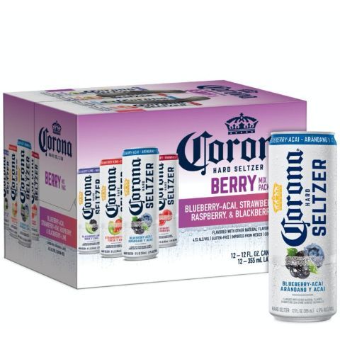 Order Corona Hard Seltzer Berry Mix Variety 12 Pack 12oz Can food online from 7-Eleven store, Flagler Beach on bringmethat.com