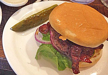 Order Honey Bourbon Bacon Burger food online from Jasper Cafe store, Medford on bringmethat.com