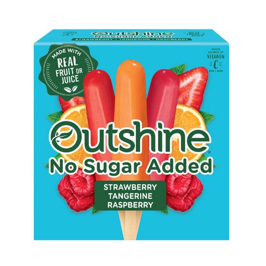 Order Outshine Strawberry, Tangerine, and Raspberry Frozen Fruit Bars Variety Pack, No Sugar Added, 12 Count food online from CVS store, SAN ANTONIO on bringmethat.com