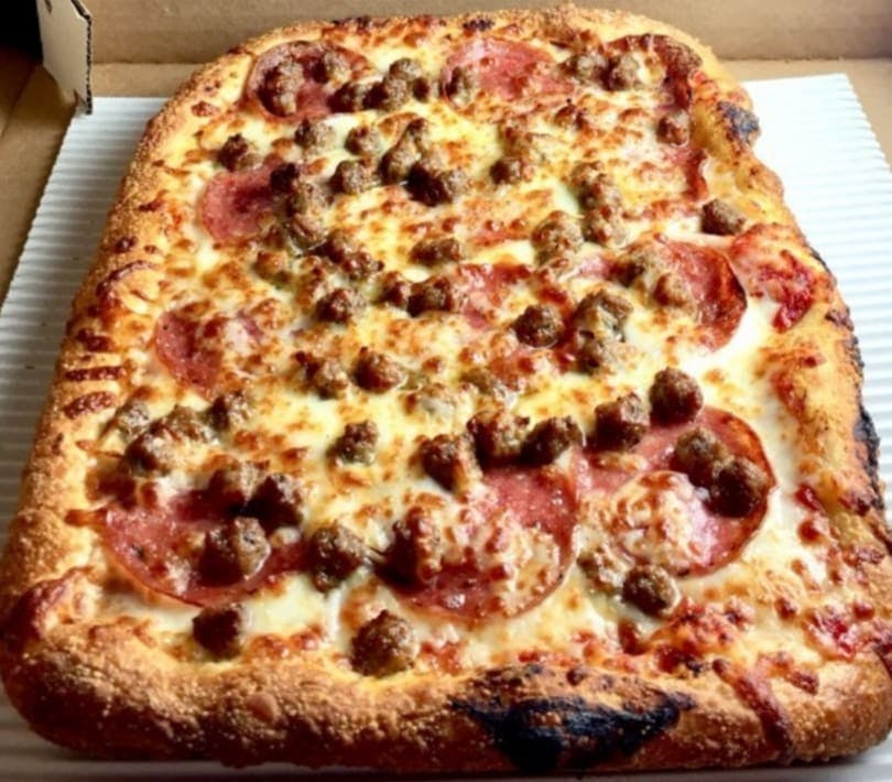 Order Sicilian Style Pan Pizza - Half Pan food online from The Pizza Store store, Laguna Hills on bringmethat.com