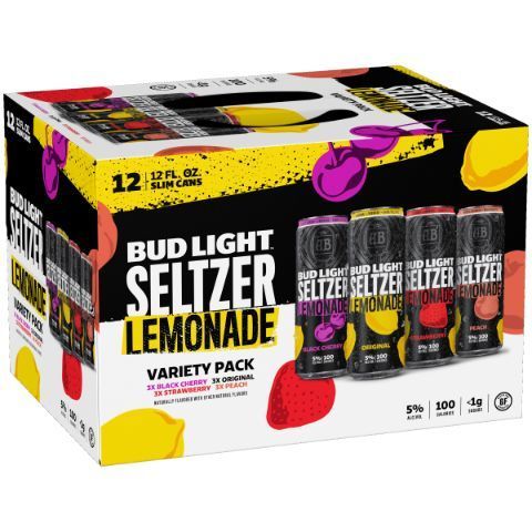 Order Bud Light Seltzer Lemonade Variety Pack 12 Pack 12 oz Can food online from 7-Eleven store, Flagler Beach on bringmethat.com