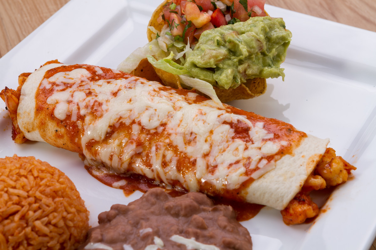 Order Burrito de Camaron food online from Taqueria Mexico store, Hoover on bringmethat.com