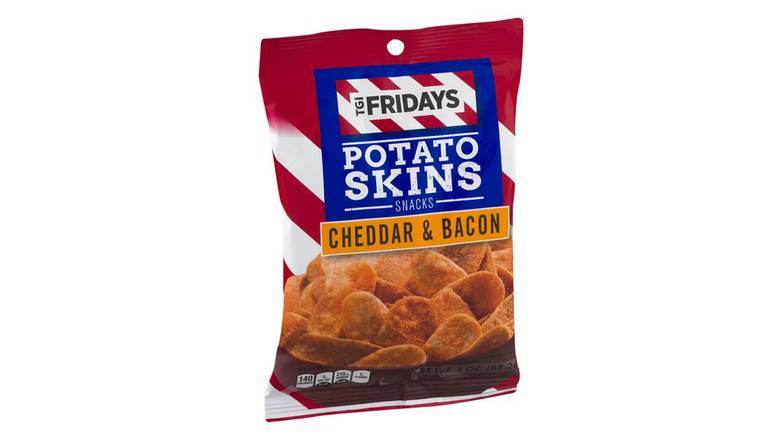 Order Tgi Fridays Potato Skins Snacks Cheddar & Bacon food online from Trumbull Mobil store, Trumbull on bringmethat.com