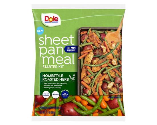 Order Dole Sheet Pan Kit Homestyle Herb (21.1 oz) food online from Winn-Dixie store, Zachary on bringmethat.com