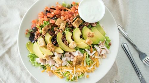 Order California Club Salad food online from Lucky Dog Tavern and Grille store, Mason on bringmethat.com