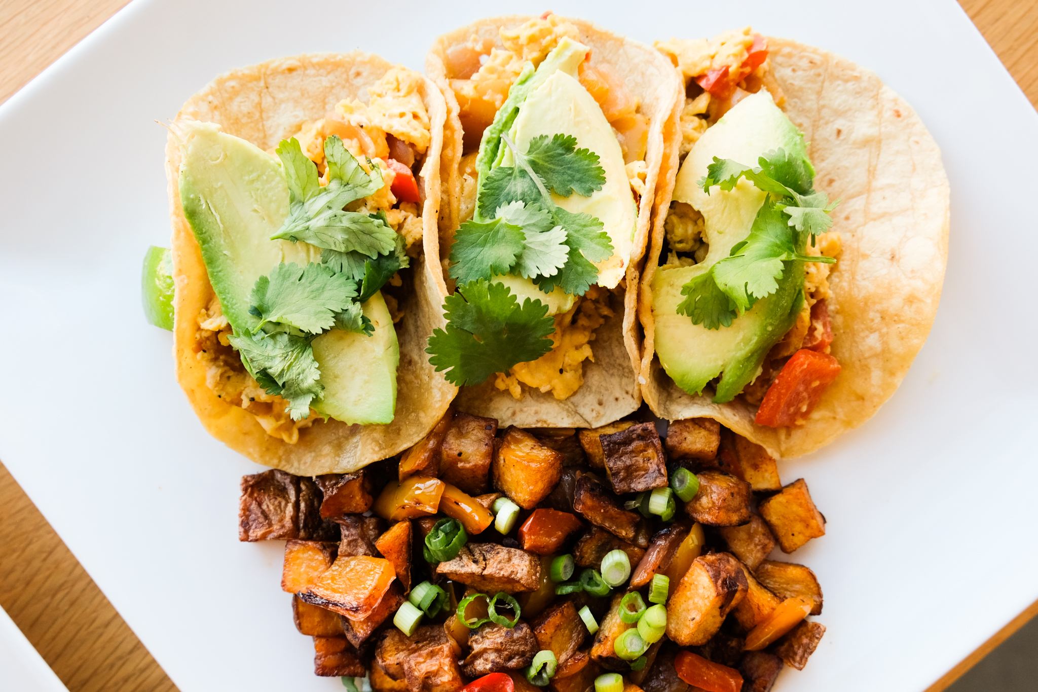 Order Breakfast Taco Plate food online from The Old Plank store, Chicago on bringmethat.com