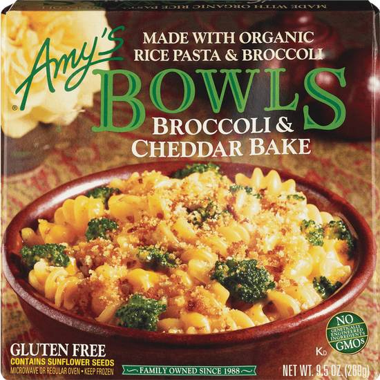 Order Amy's Bowls Frozen Broccoli&Cheddar Bake w/Organic Pasta&Veg food online from Cvs store, ARCADIA on bringmethat.com