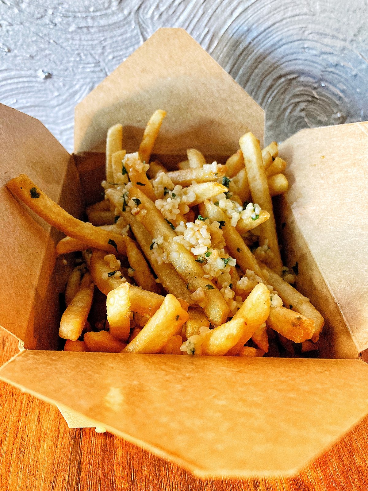 Order Garlic Fries food online from Lollicup Fresh store, Oceanside on bringmethat.com