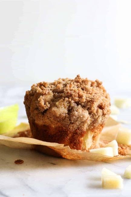 Order Apple Crumb Muffin food online from Get Fruity Cafe store, College Park on bringmethat.com