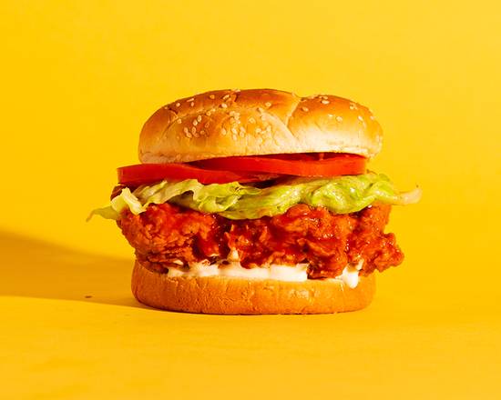 Order Buffalo Chicken Sandwich food online from Greasy Goods store, Albuquerque on bringmethat.com