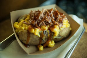 Order Carolina Loaded Tots food online from Tobacco Wood Brewing Co store, Oxford on bringmethat.com