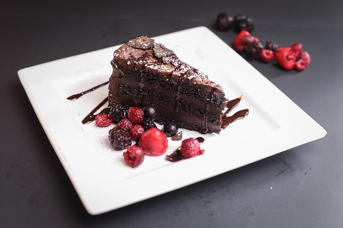 Order Double Chocolate Cake food online from The Brickyard store, Woburn on bringmethat.com