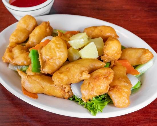 Order Sweet Sour Chicken food online from Dragon Cafe store, La Vista on bringmethat.com