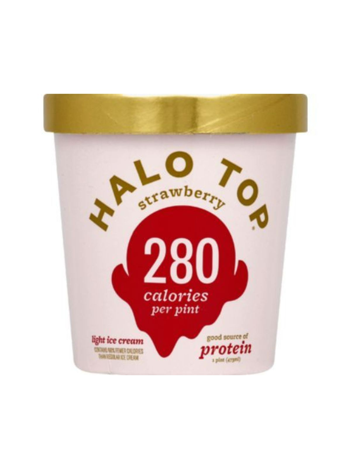 Order Halo Top Strawberry (1 Pint) food online from Stock-Up Mart store, Minneapolis on bringmethat.com