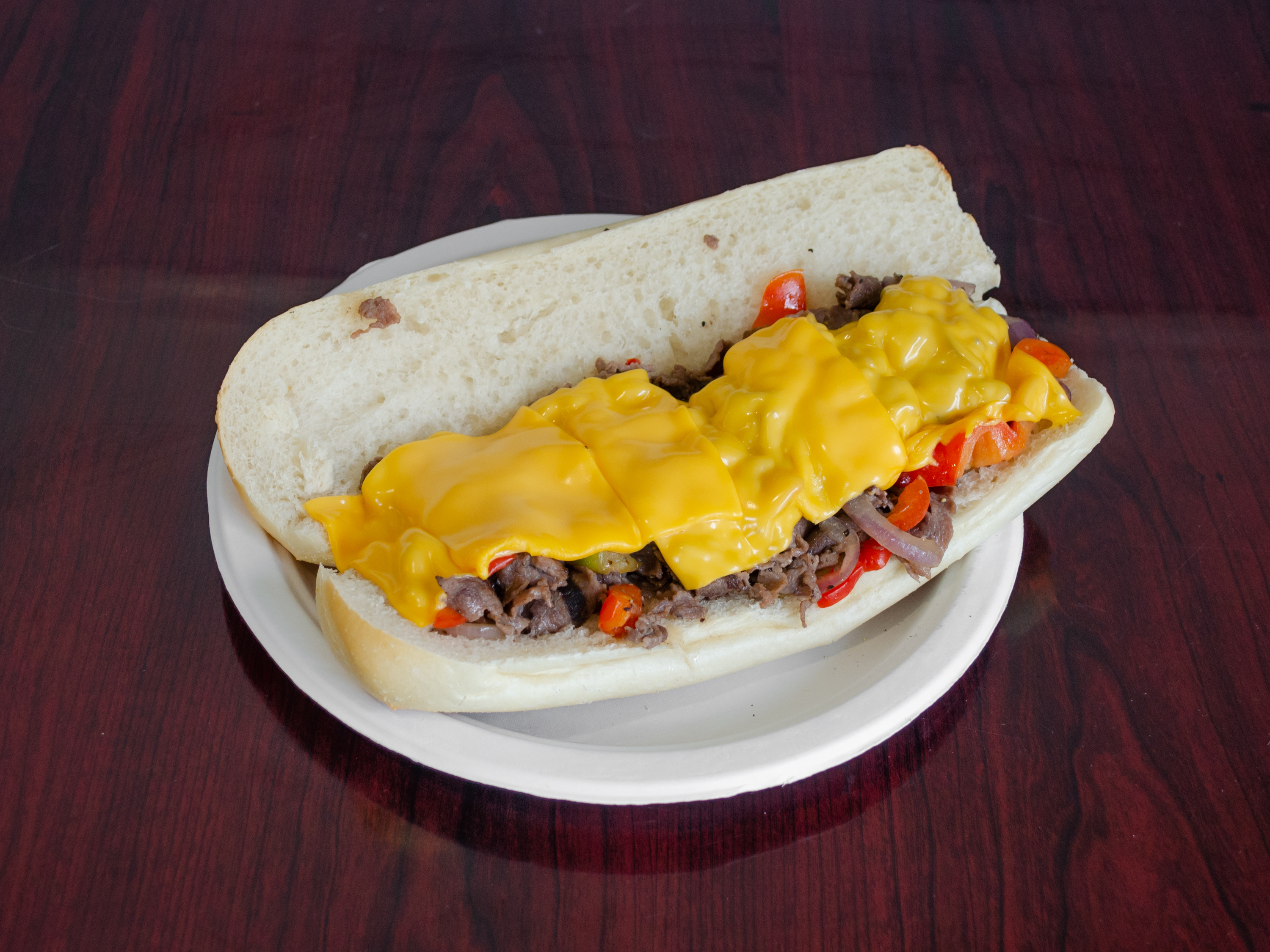 Order Philly Cheesesteak Sub food online from Saporito Pizza store, Warwick on bringmethat.com