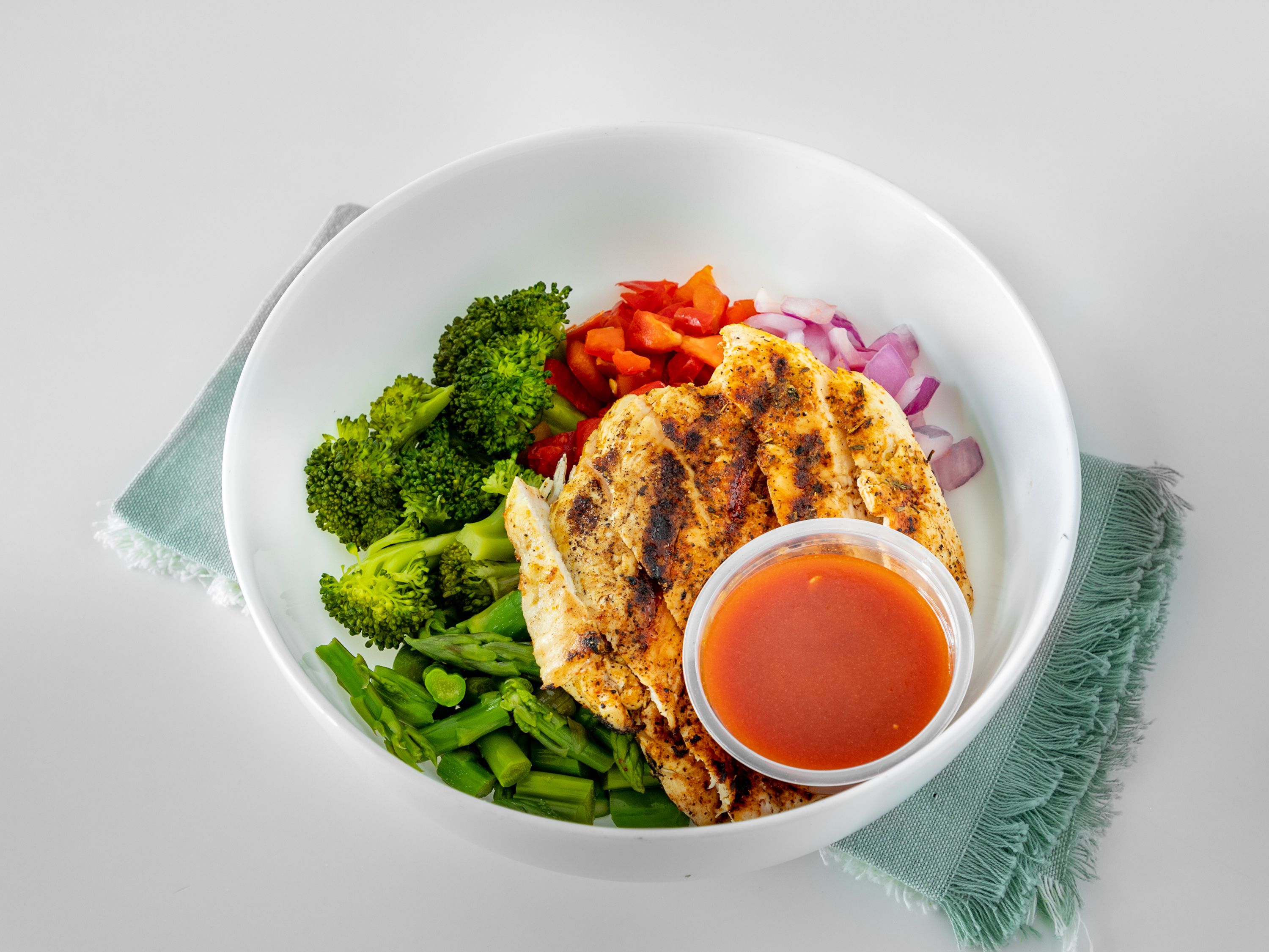 Order Blackened BBQ Chicken Bowl food online from Fueled Fresh Kitchen store, Draper on bringmethat.com