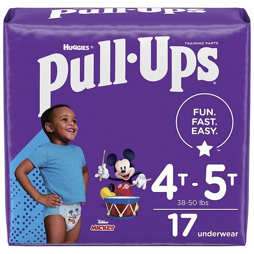 Order Huggies Pull-Ups Boys' Night-Time Potty Training Pants Size 6 4T - 5T - 17.0 ea food online from Walgreens store, Willimantic on bringmethat.com
