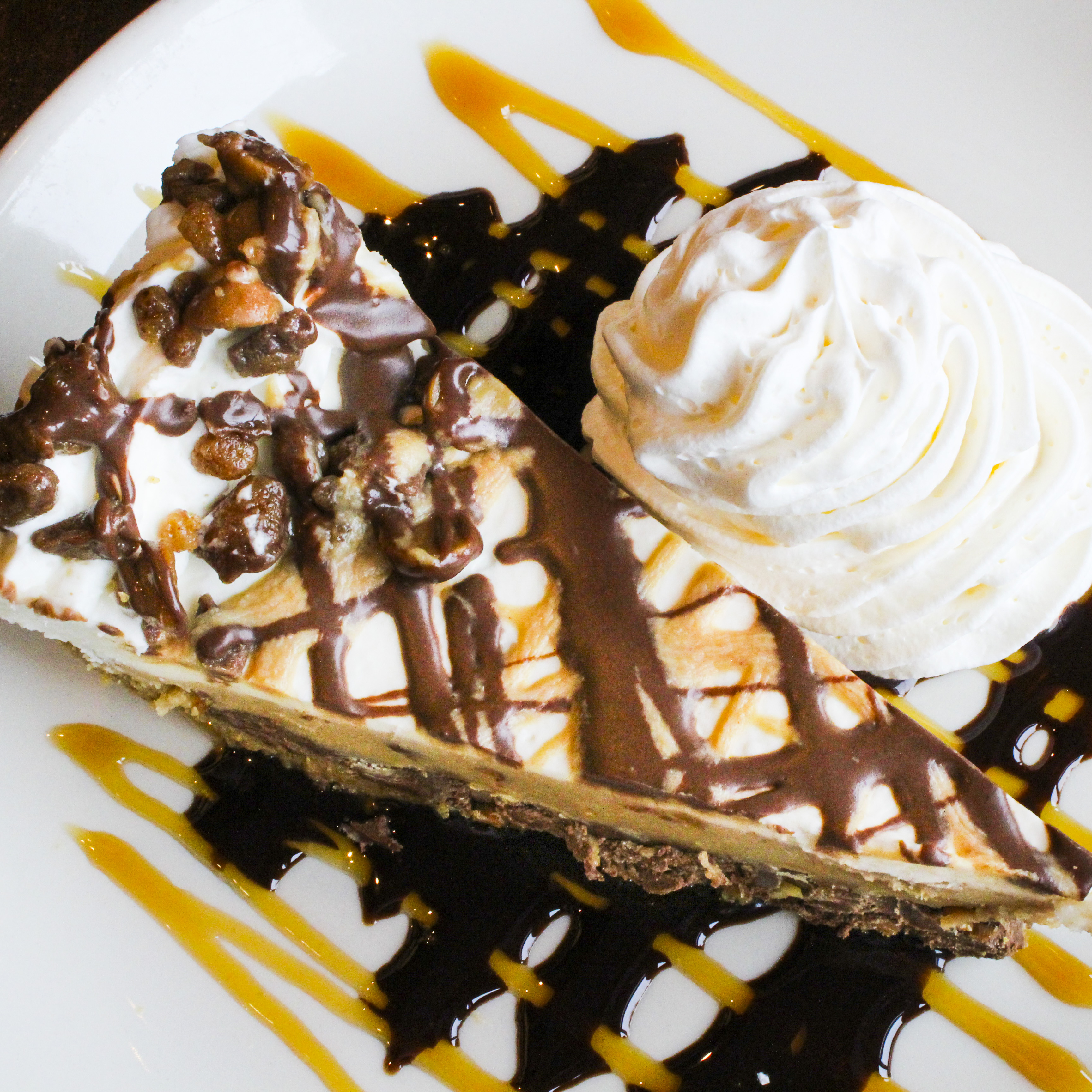 Order Chocolate Peanut Butter Pie food online from Jake N Joes Sports Grille store, Foxborough on bringmethat.com