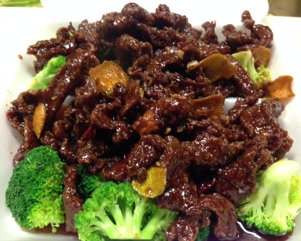 Order Orange Flavored Beef food online from Bo Asian Bistro store, Round Rock on bringmethat.com