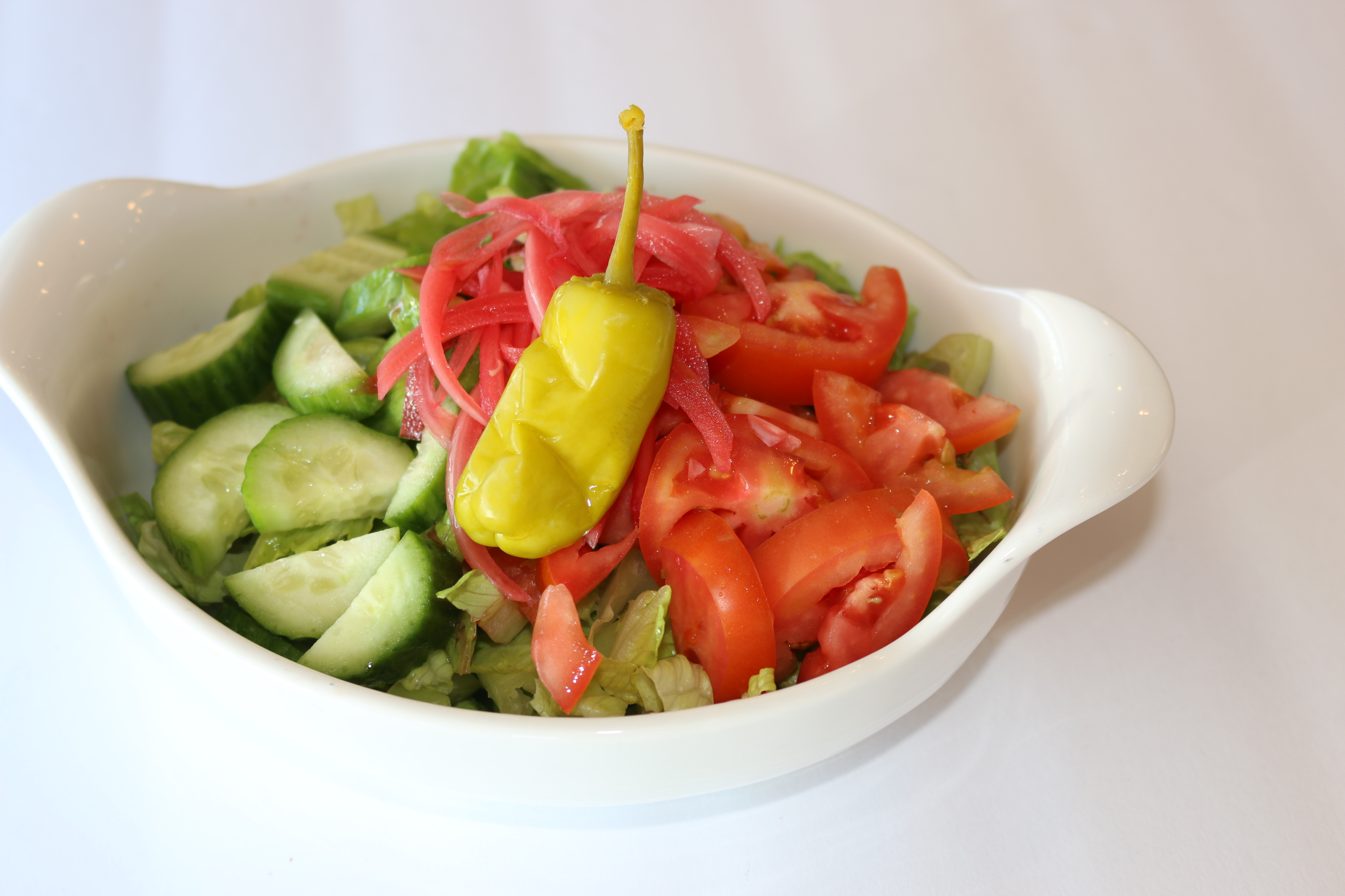Order Garden Salad food online from Chickpeas Mediterranean store, Las Vegas on bringmethat.com