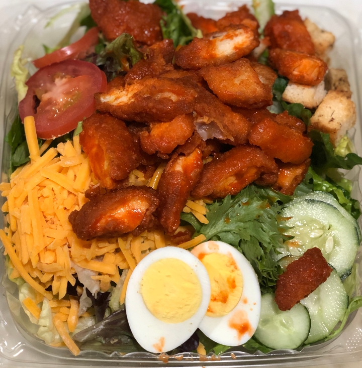 Order BUFFALO CHICKEN  SALAD food online from Philly Cheesesteaks store, Berwyn on bringmethat.com
