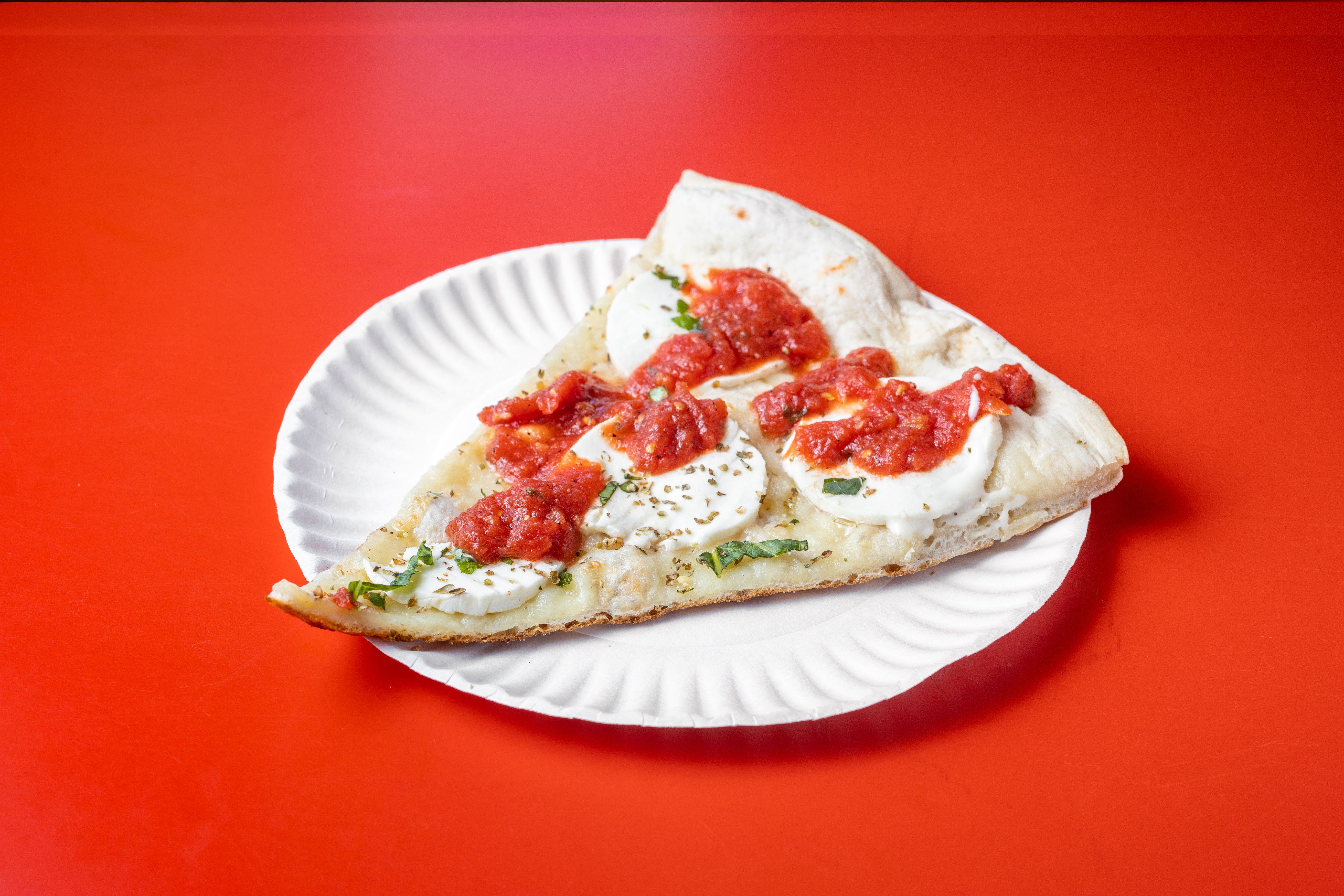 Order Margherita Pizza Slice - Slice food online from Pizza Cucina of Merrick store, Merrick on bringmethat.com