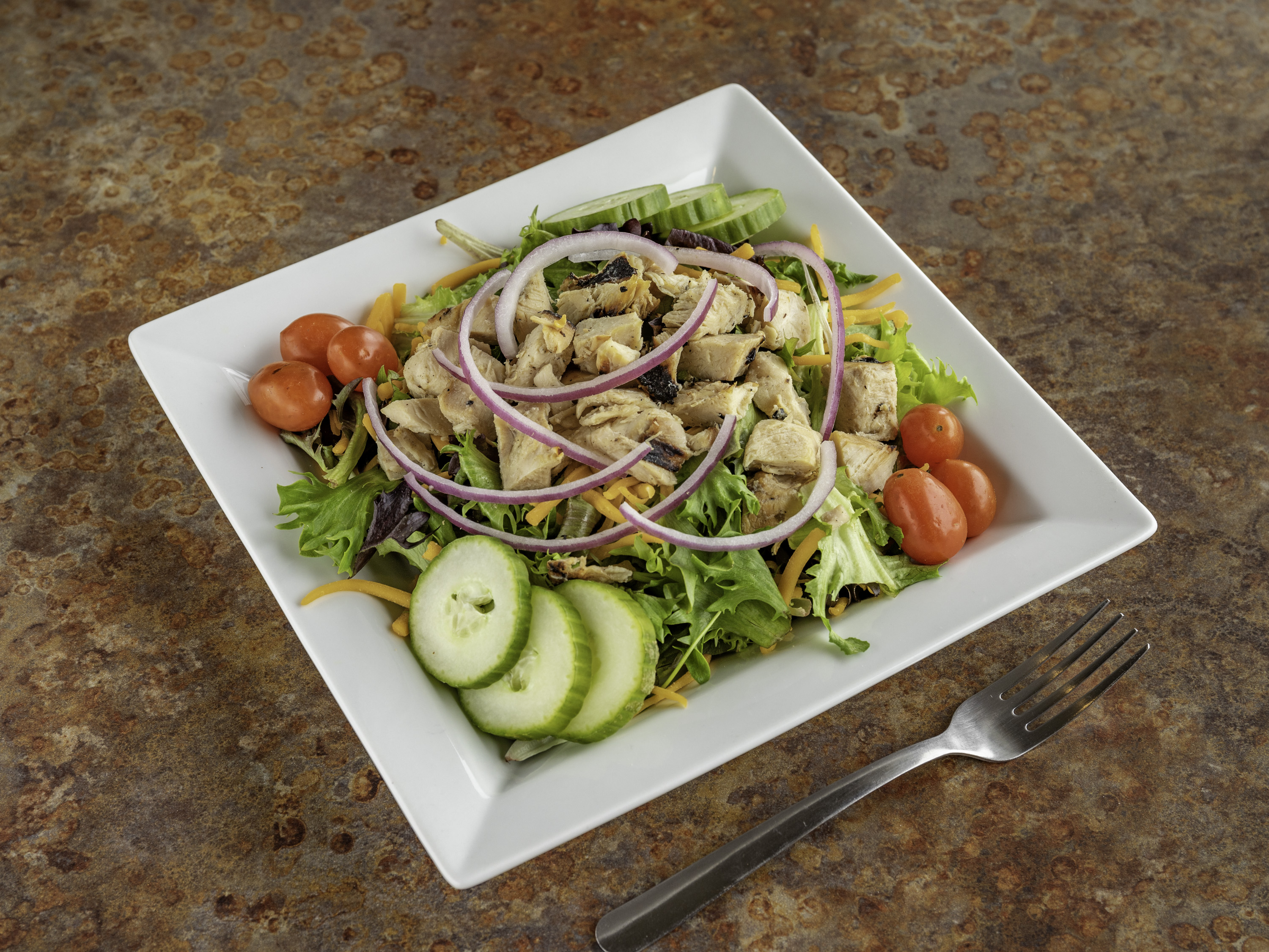 Order Chicken Salad food online from Carmelos Italian Pizza store, Caledonia on bringmethat.com