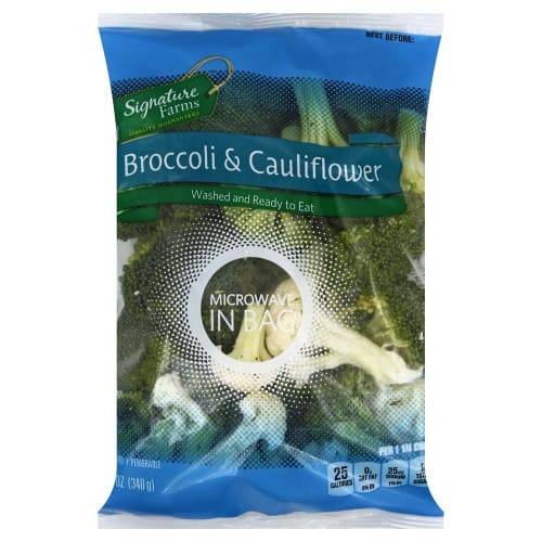 Order Signature Farms · Broccoli & Cauliflower (12 oz) food online from Albertsons Express store, Gallup on bringmethat.com
