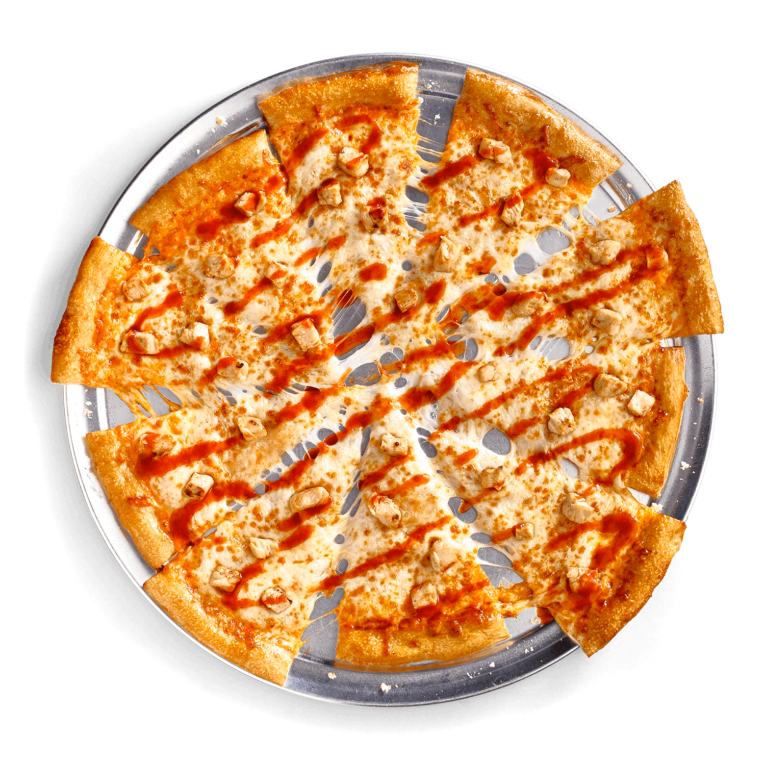 Order Buffalo Chicken Pizza - Medium (10 Slices) food online from Cicis store, Decatur on bringmethat.com